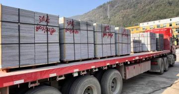 阜新 芝麻灰地铺石出货日常