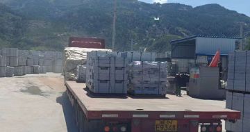 阜新 芝麻白仿形路沿石，直形路沿石