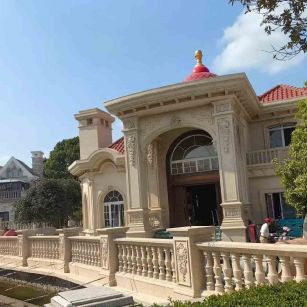 阜新 黄金麻花岗岩欧式别墅