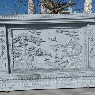 阜新 芝麻白大型照壁，屏风，影壁