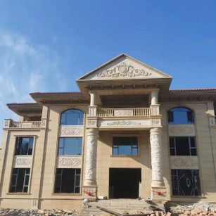 阜新 黄金麻花岗岩别墅外墙干挂