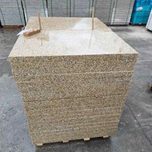 阜新 湖北黄金麻花岗岩石材荔枝面外墙石材