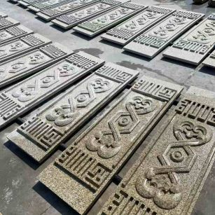 阜新 黄金麻花岗岩外墙雕刻板