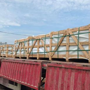 阜新 芝麻白花岗岩地铺石出口专车-泰国游