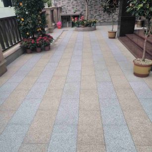 阜新 黄金麻白麻荔枝面庭院铺装展示