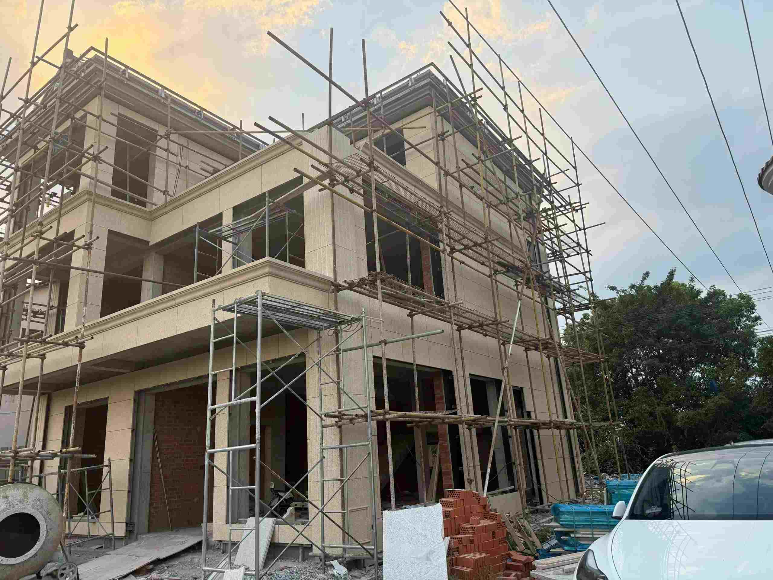 阜新 黄金麻荔枝面花岗岩外墙干挂