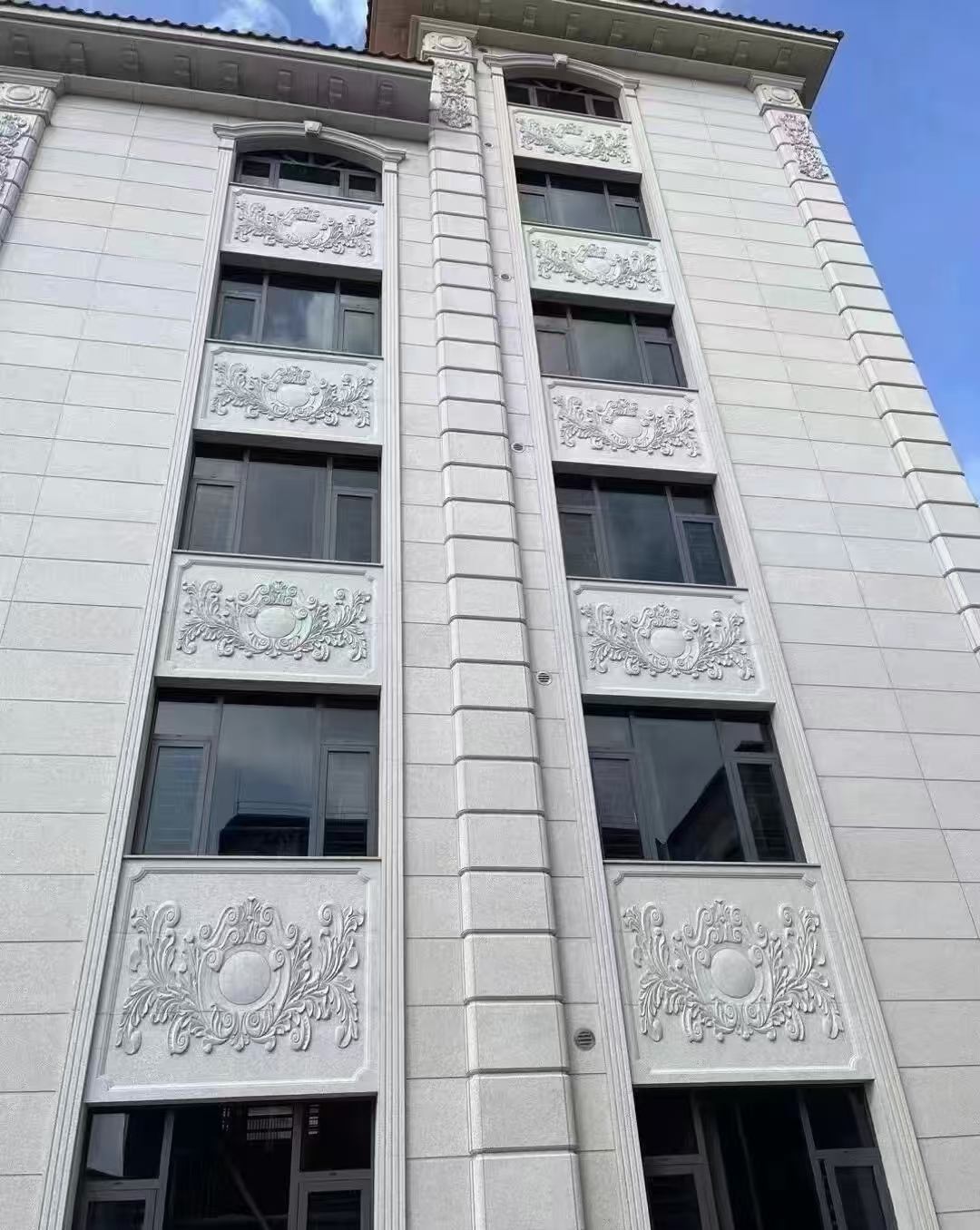 阜新 白麻荔枝面花岗岩别墅外墙干挂