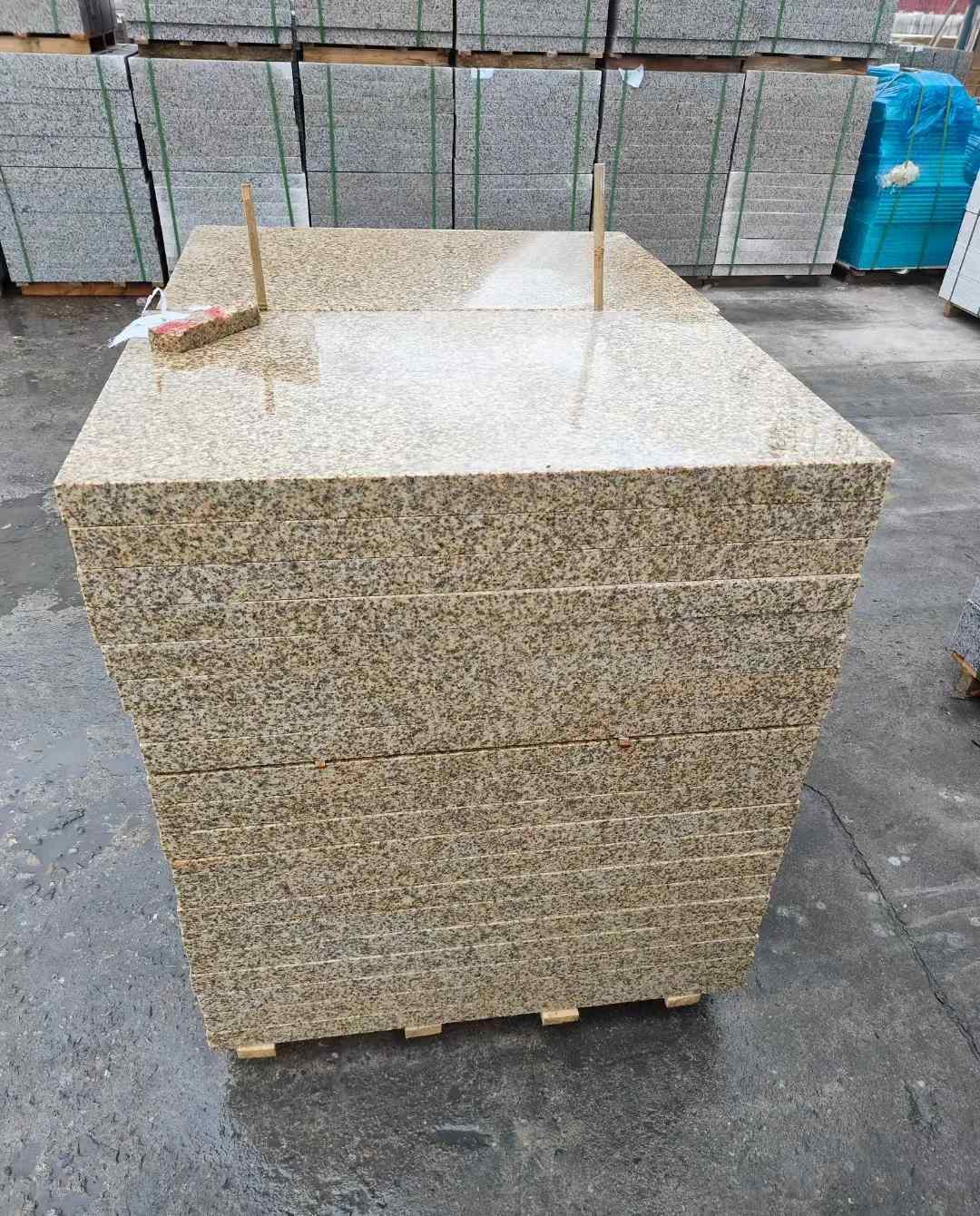 阜新 湖北黄金麻花岗岩石材荔枝面外墙石材