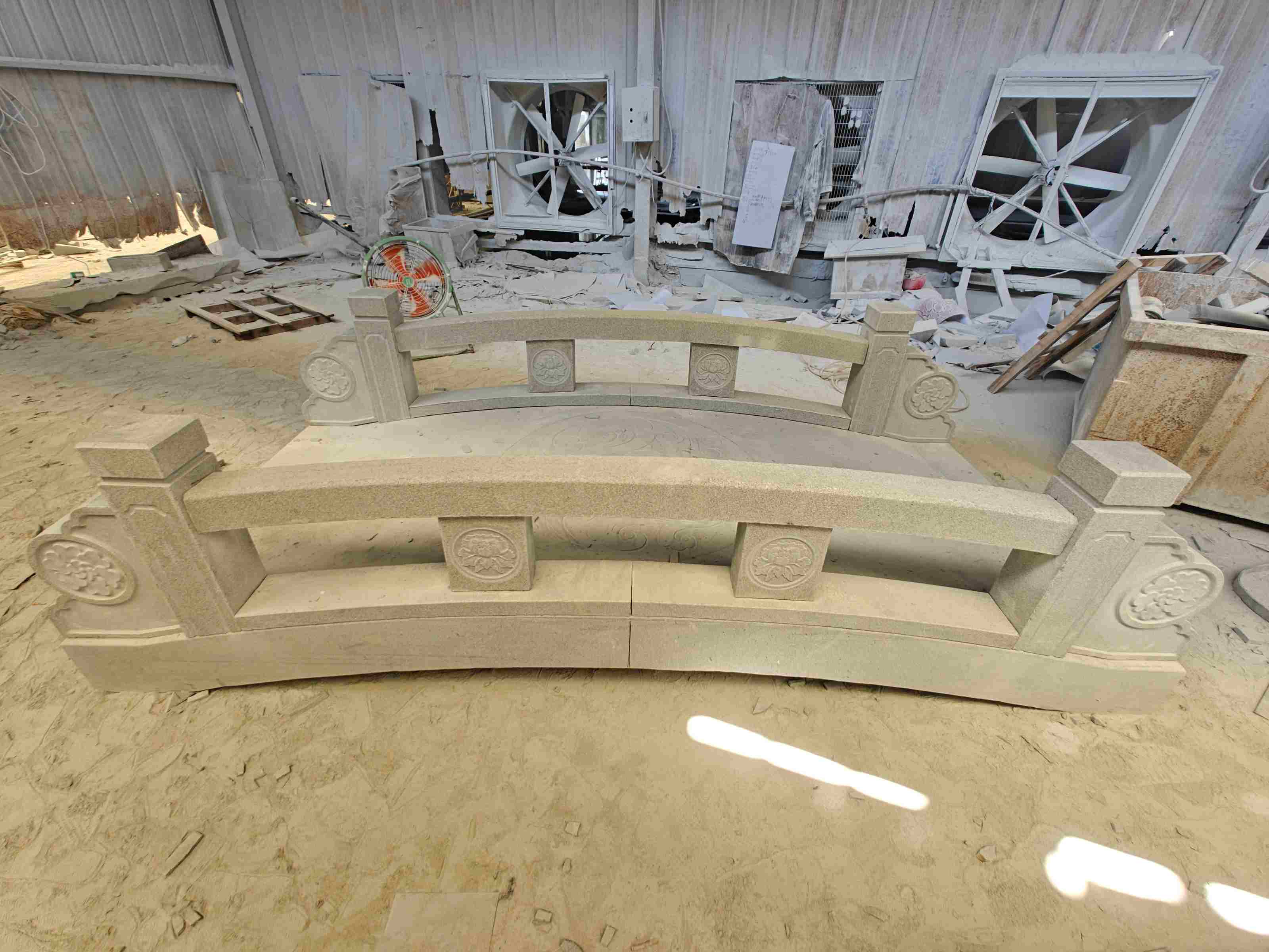 阜新 芝麻灰花岗岩异形加工-拱桥，石桥