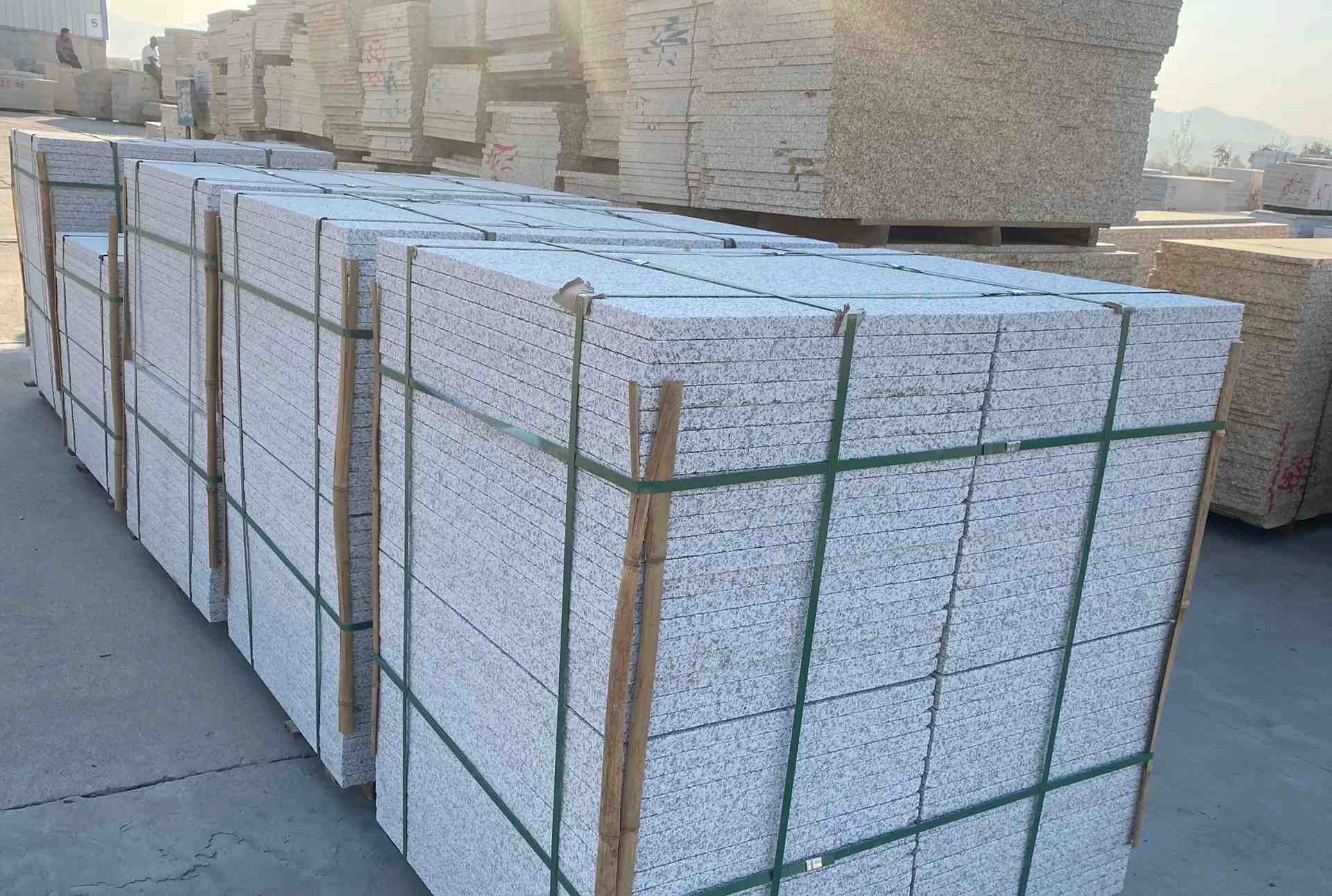 阜新 白麻花岗岩荔枝面地铺石