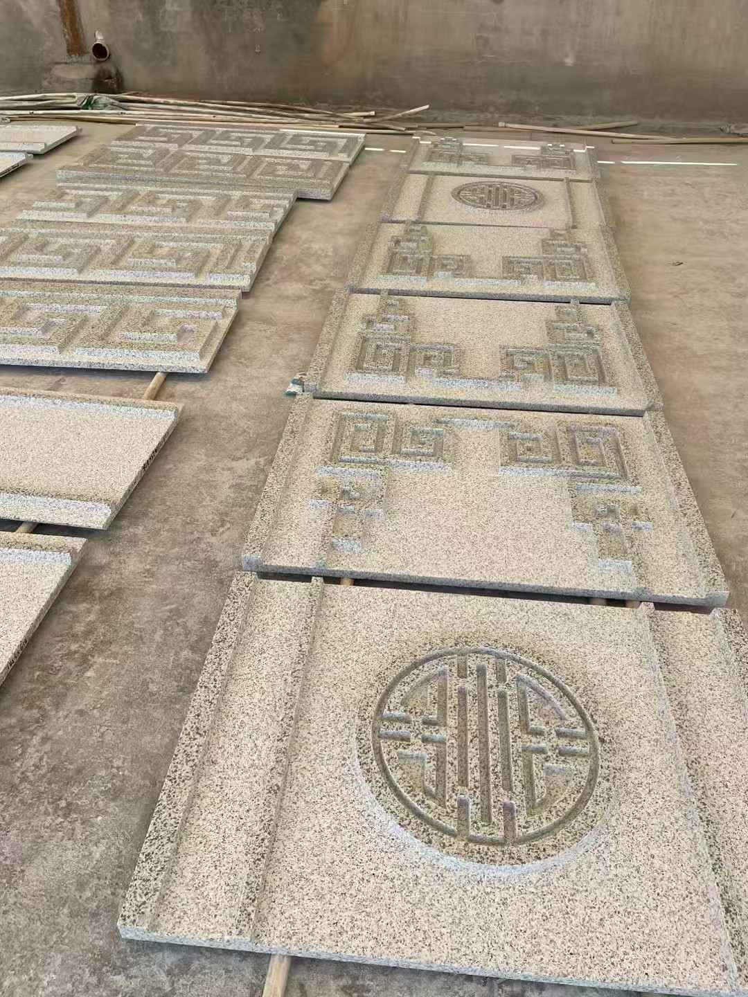 阜新 白麻花岗岩外墙立面雕刻板