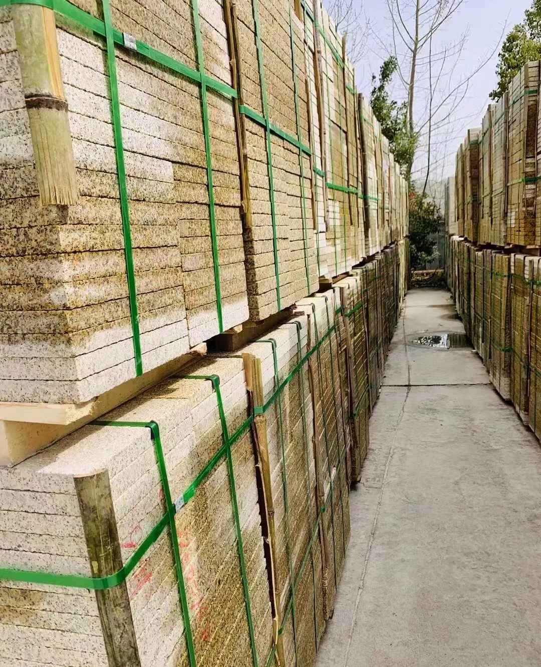 阜新 黄金麻花岗岩荔枝面地铺石