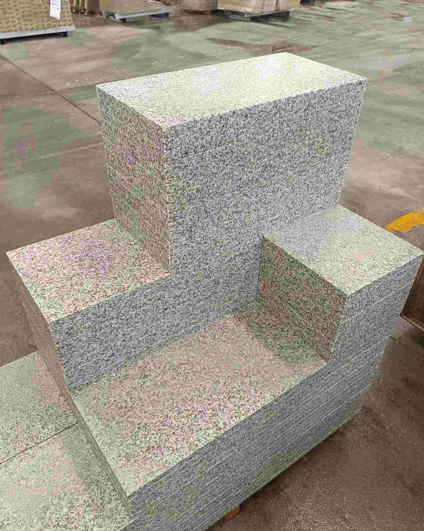 阜新 白麻花岗岩荔枝面地铺石