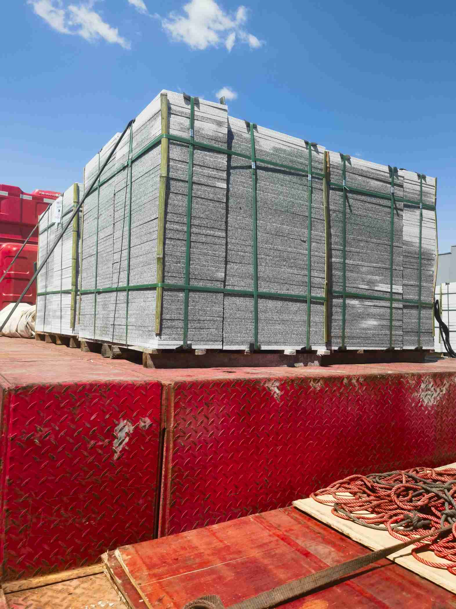 阜新 芝麻白火烧规格板地铺石300*600/600*600